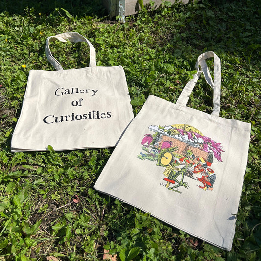 Gallery of Curiosities jute bag